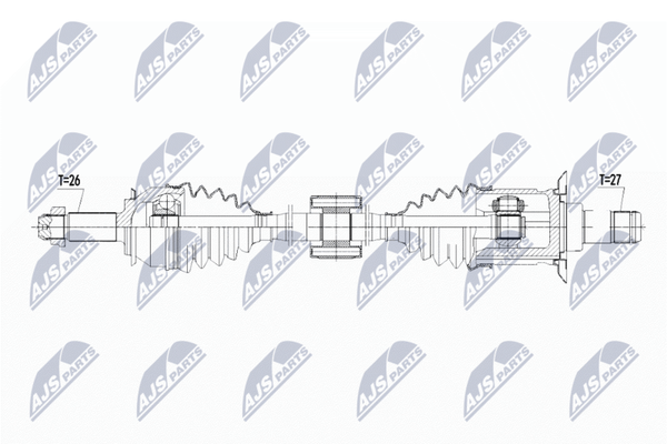 NTY Antriebswelle NPW-BM-103 FüR Mini-image