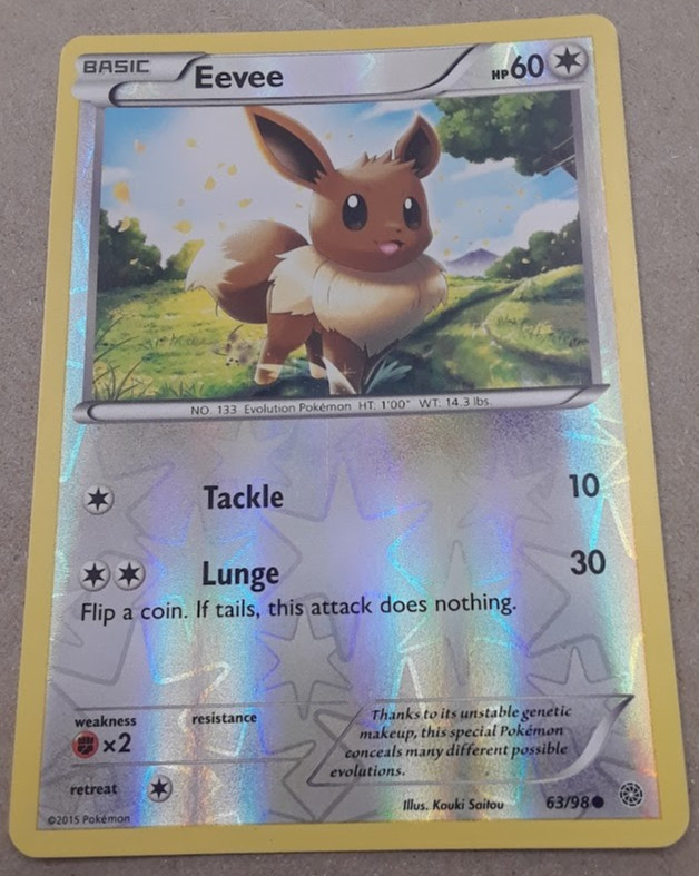 Eevee 63/98 XY - Ancient Origins Reverse Holo