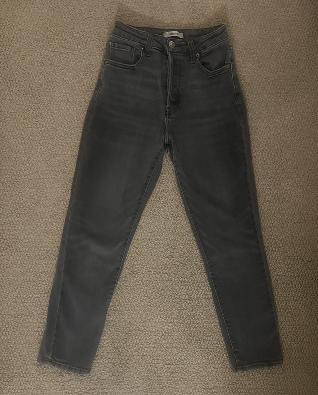 Forever 21 Women’s High Rise Skinny Jeans Slim Fit Charcoal Wash Size 26
