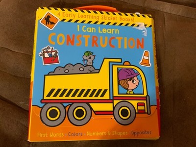 I Can Learn Construction Boxed Set: First Words, Colors, Numbers and Shapes, Opp