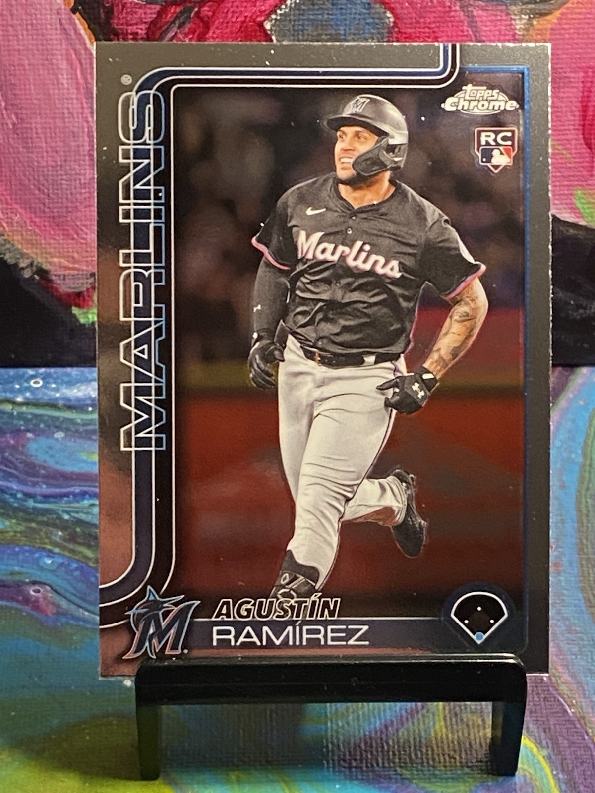 2025 Topps Chrome Update Series Agustin Ramirez RC Rookie Card #USC200
