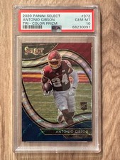 2020 Panini Select Antonio Gibson Tri-Color Prizm #372 PSA 10 PSA 68230091