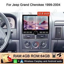 10.8 For Jeep Grand Cherokee 1999-2004 Carplay Car Stereo Radio Android 15 Navi