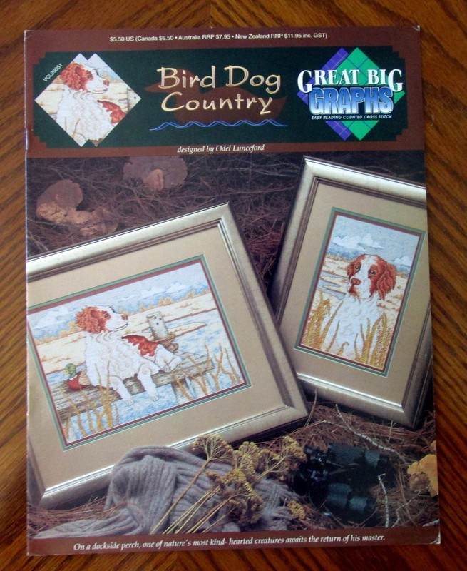 Bird Dog Country Cross Stitch Leaflet - Great Big Graphs VCL - 20051 - 1992