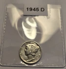 1945-D Mercury Silver Dime (N15) - WWII End Year