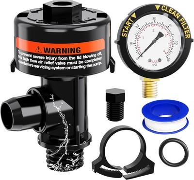 Manual Air Relief Valve for Pool and Spa Filters, Pool Filter Air Relief Valv...