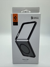 GENUINE SPIGEN CAPELLA SAMSUNG Z FLIP7 MAGNETIC CASE COVER BLACK ACS09507