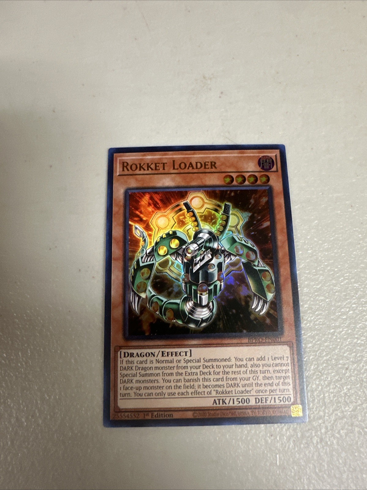 Rokket Loader BPRO-EN001 Ultra Rare Burst Protocol NM