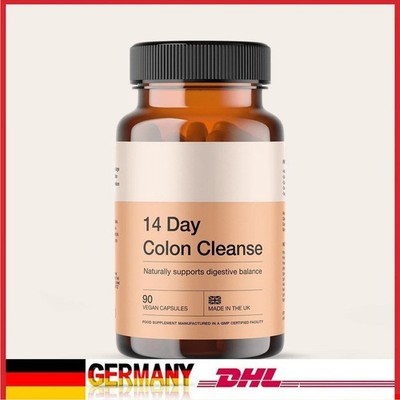 14 Day Colon Cleanse - Relieve Constipation, Bloating, and Digestive Health UK