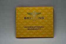Breitling Blank Details UK International Warranty booklet - Stamped & Dated 2002