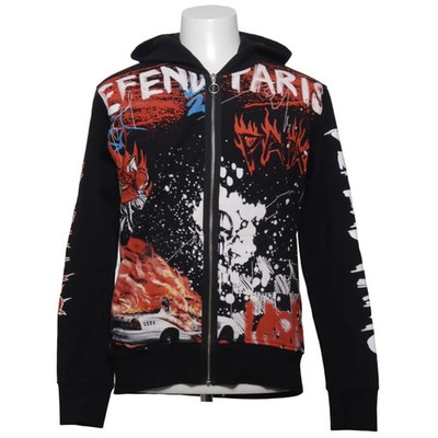 Defend Paris, Kapuzenpullover, Größe: L, MURDER ZIP, Schwarz/Rot/Weiß #QlH