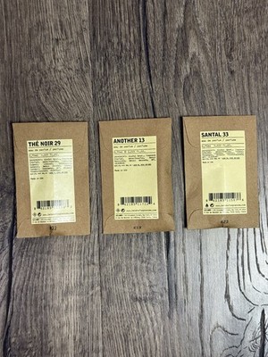 3 Piece le Labo Sample Pack Travel Size Eau de Parfum