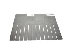 Quantum Storage Systems DS93120 Gray Plastic Slotted Divider Panel Plate