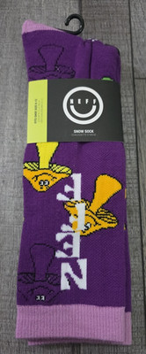 NEFF SNOW SOCKS PURPLE MUSHROOMS SIZE 6-12 NEW NEFF SNOW SOCK NEW