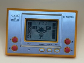 Nintendo Game & Watch FLAGMAN  FL-02 1st Ed Silver Series 1980 New Old Stock