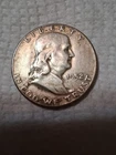 1952 S Ben Franklin Half Dollar In VF/EF Condition In My Opinion. #477