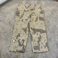 US Military Chocolate Chip Desert Camo Pants Mens XL Reg Combat Trousers Army