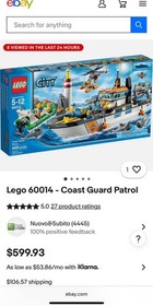 LEGO 60014 City Coast Guard Patrol