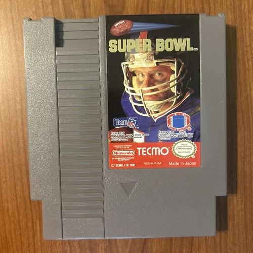 Tecmo Super Bowl (Nintendo NES) - Authentic, Cleaned, Tested, & Working!