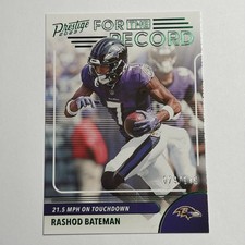 2023 Panini Prestige - Green For the Record /149 #16 Rashod Bateman