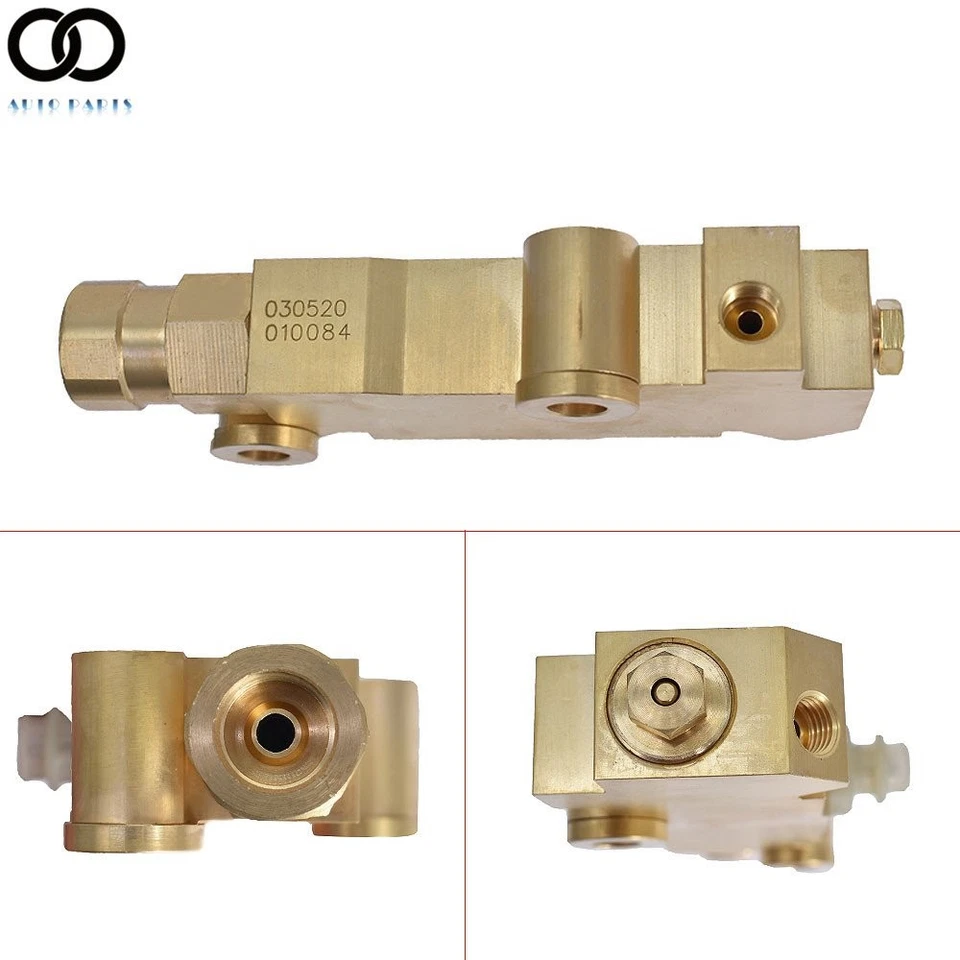 Válvula dosificadora de freno de tambor de disco con líneas y soporte para Chevrolet 1964-1974 Foto 4 de 4