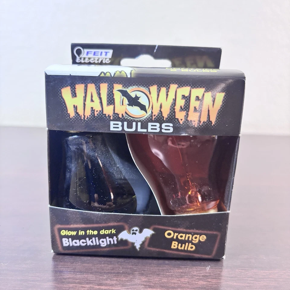 Feit Electric Blacklight & Orange Halloween Party Light Bulbs 75 Watt 25 Watt - Image 3 of 4