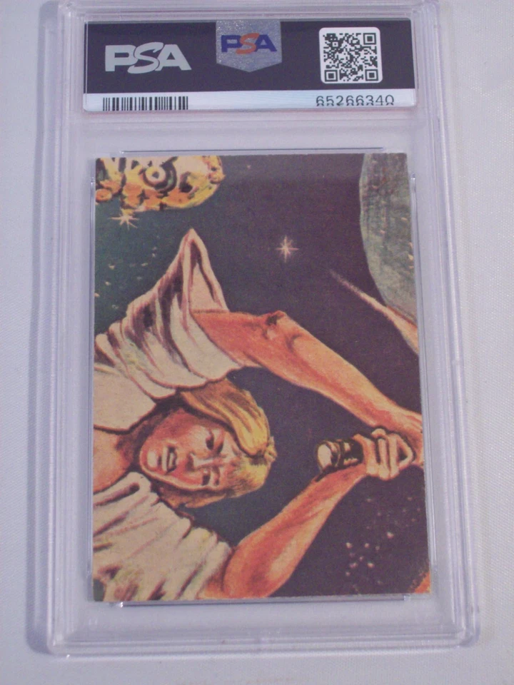 1977 O-Pee-Chee Star Wars Facing the Deadly Chasm # 41 PSA 9 como nuevo Foto 3 de 4