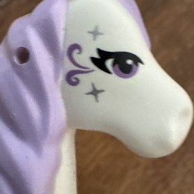 LEGO Duplo 2012 Disney Princess Horse, and White 2 x 2 hole horse