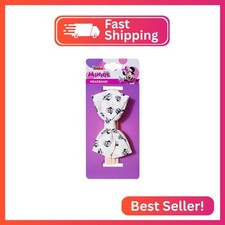 LUV HER Disney Minnie Mouse Headband Bows – Soft Elastic Hair Accessories for Ne