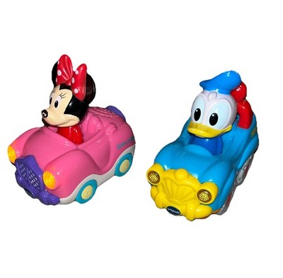 Vtech Disney Go Go Smart Wheels Donald Duck SUV Minnie Convertible
