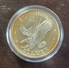 Vintage 1985 Sunshine Mining 1 oz. .999 Fine Silver Round in Capsule