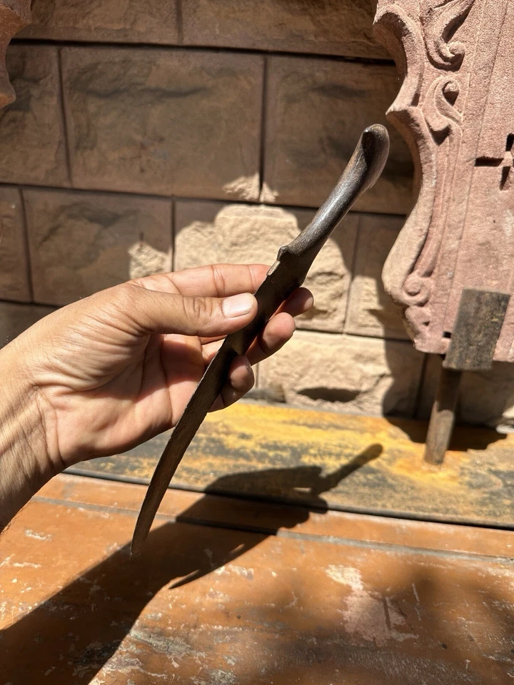 Antigua Espada Cuchillo Jamia Daga India Forjada a Mano Hierro Raro Foto 4 de 4
