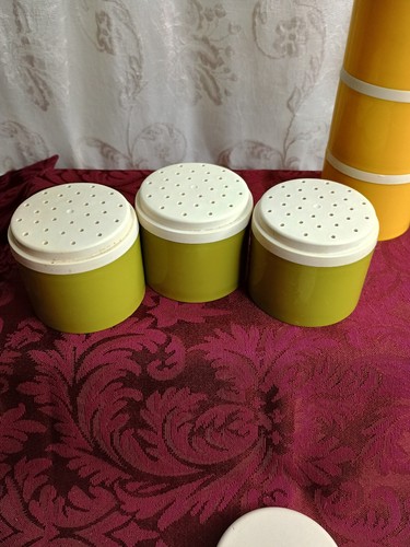 Agitadores apilables Tupperware vintage años 70 #1308 lote de 11 todos los colores - Imagen 7 de 10