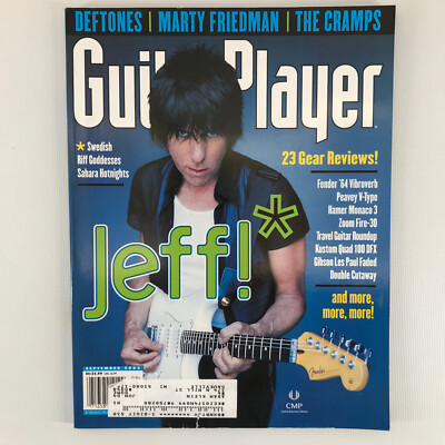Guitar Player Magazine September 2003 Subscription Edition Cover: Jeff Beck