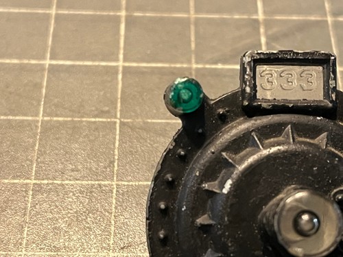 Marx O Train 333 Diecast Metal Locomotive Engine FRONT BOILER PLATE PART LOT E - Picture 5 of 15