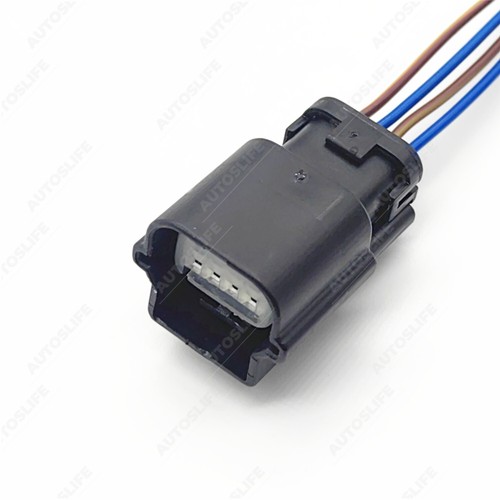 4-Way Radiator Shutter Actuator Connector Pigtail Plug For 2015-2023 Ford F-150 - Picture 2 of 6