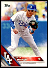 2016 TOPPS #101 JUSTIN TURNER LOS ANGELES DODGERS