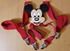 Vintage Mickey Mouse suspenders Walt Disney Company Zephyr Group