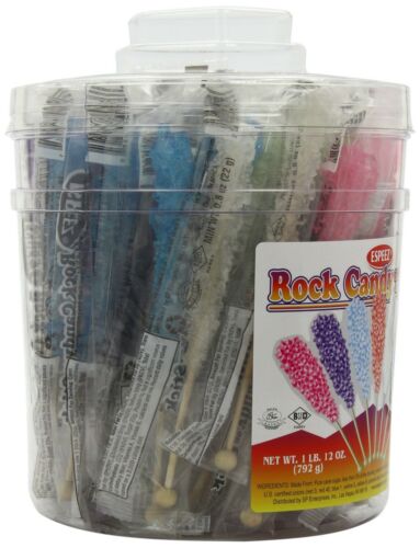 Rock Candy Crystal Sticks 36 Count, Net Wt. 1 Lb 12oz - Picture 6 of 9