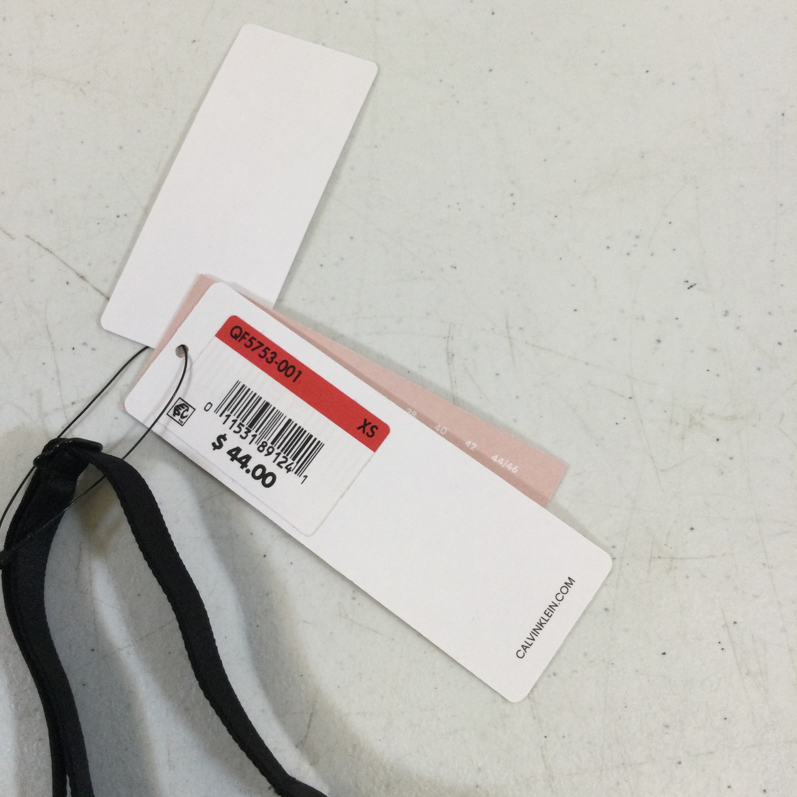 Calvin Klein QF5753001 Womens Black Lightly Lined Triangle Bralette