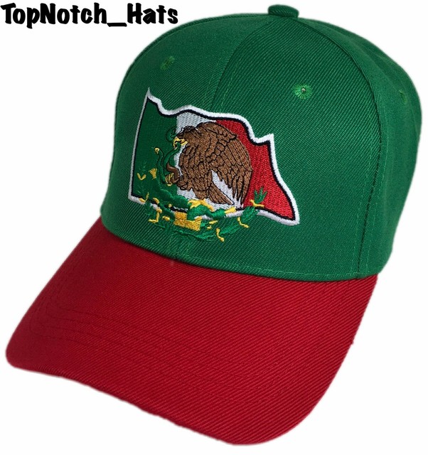 Mexico Flag Original Colorway Strap Back Hat Brand New Ships Now !!! eBay