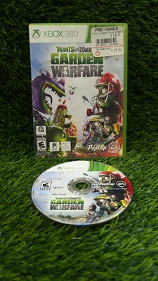 Plants Vs Zombies Garden Warfare (Xbox 360, 2014) Tested Working