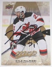 KYLE PALMIERI SIGNED 16-17 UPPER DECK MVP NEW JERSEY DEVILS CARD AUTOGRAPH AUTO!