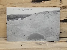 WW1 Berry Au-Bac A Mine Hole Unused Military Post Card V141