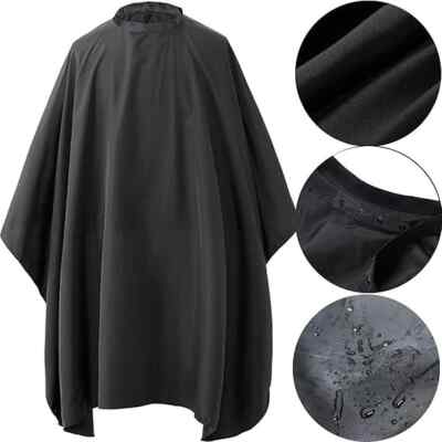 Capa De Corte De Cabello Profesional Con Cepillo Para Polvo Para El Cuello,