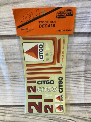 JNJ Model Decals 90-182 Citgo Ford Thunderbird GE 1/24-1/25 Scale NOS - Picture 1 of 2