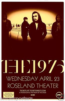 THE 1975 2014 PORTLAND CONCERT TOUR POSTER - Alternative/Indie/Pop