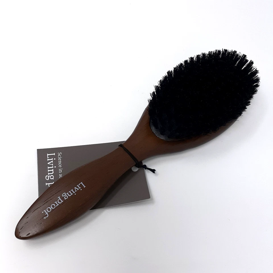 Щетка для волос гладкий кабан деревянная щетина живая доказательство стандартный размер синий коричневый новый - Изображение 3 из 4