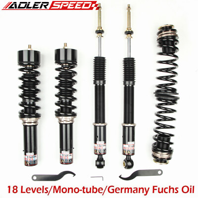 4pcs Front & Rear Coilovers for 09-16 Audi A4 / A4 Quattro 18 Clicks Adj. Height