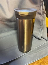 Contigo Stainless Steel Travel Mug - Dk Gray/green, Snap Seal Lid, Never Used